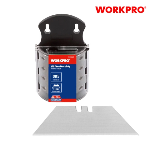 Lưỡi dao rọc giấy bằng thép SK5, (1set = 10 cái) Workpro - WP213003