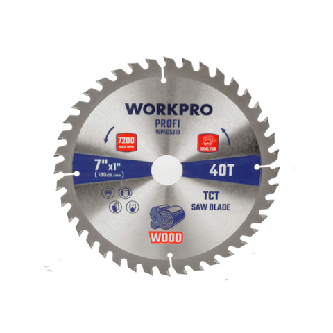 Lưỡi Cưa Cắt Gỗ Chuyên Nghiệp 180x254x60t Workpro WP405362