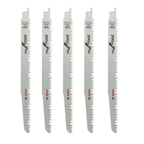 Lưỡi Cưa Kiếm S1531L - Gỗ (Bộ 5 Lưỡi) Bosch 2608650676