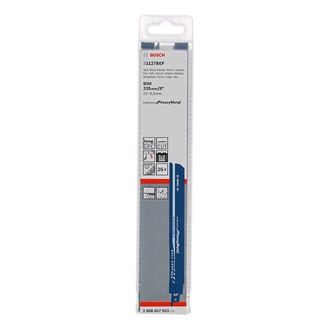 Lưỡi Cưa Kiếm S1127BEF (Endurance F. Heavy Metal) (Bộ 5 Lưỡi) Bosch 2608657524