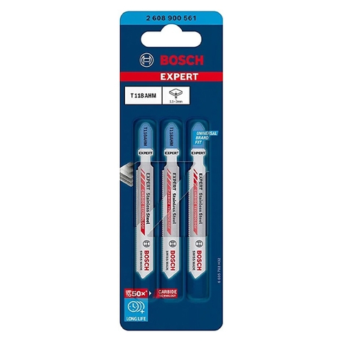 Lưỡi Cưa Lọng T 118 AHM (Bộ 3 Lưỡi) Bosch 2608900561