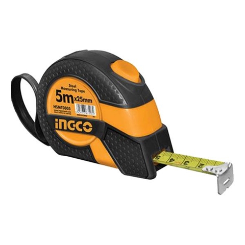 Thước Kéo Thép Nền Vàng Cao Cấp INGCO