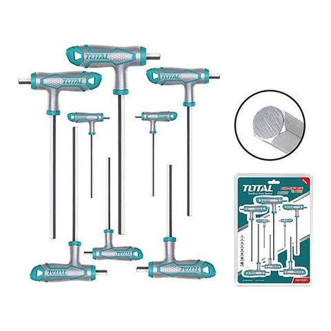 Bộ 8 chìa lục giác tay cầm chữ T Total THHW8081 xsafe