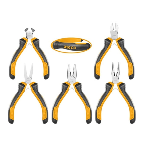 Bộ 5 Kìm Mini 4.5'' INGCO HMPS01115