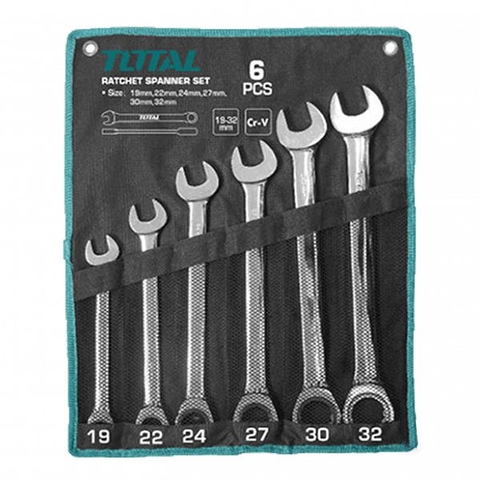 Bộ cờ lê miệng vòng 2 chiều THT102RK061 uy tính