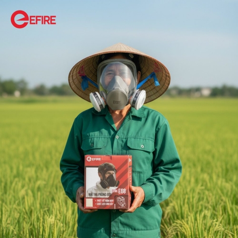 [Sale 25/9] Combo Mặt Nạ Phòng Độc Efire E68 Kèm Phin Lọc