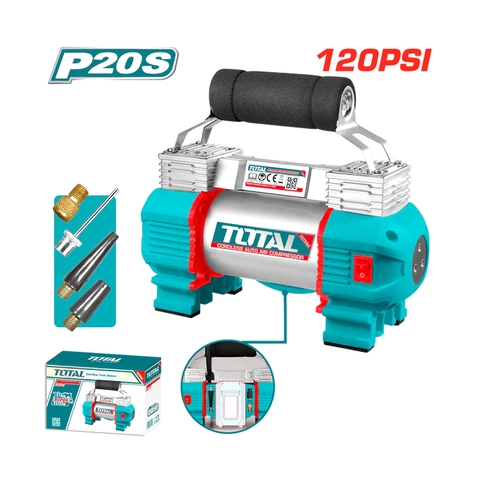 Máy nén khí tự động dùng pin 20V (không kèm pin & sạc) Total TACLI2026