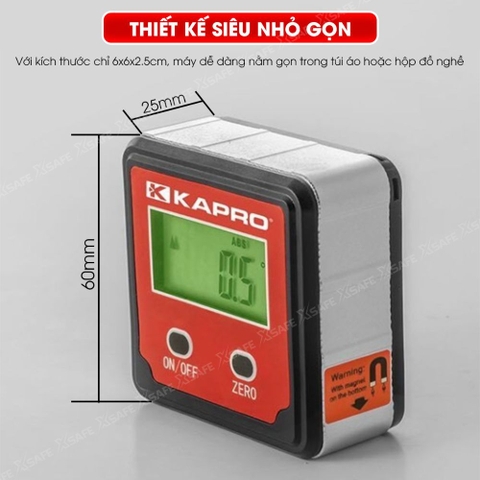Máy đo góc nghiêng điện tử Kapro 393
