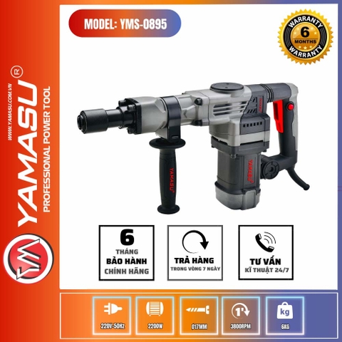 Máy Đục Bê Tông 17mm Nòng 37 (Chống Rung - Hấp Thụ Lực) Yamasu YMS-0895
