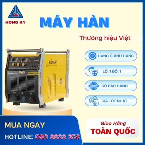 Máy Hàn MIG Hồng Ký INVERTER 500 AMPE 380V - HKMIG500