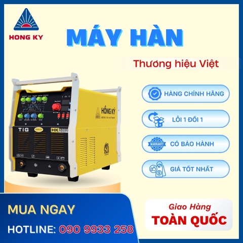 Máy Hàn Hồng Ký TIG & DC xung que MMA Inverter 400 Ampe 380V - HKTIG400X