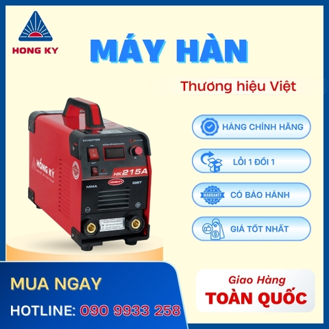 Máy hàn que Hồng Ký chống giật Eco 215A 220V HK215A