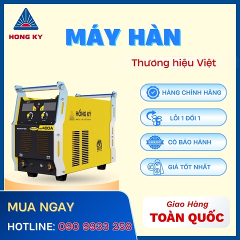 Máy Hàn Que Điện Tử Hồng Ký MMA Inverter 400 Ampe 380V - HK400A