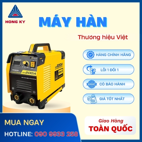 Máy hàn que Hồng Ký IGBT Inverter 200A 220V – HK200A