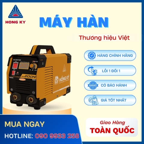 Máy Hàn Que Hồng Ký MMA Inverter 200 Ampe 220V – HK200N
