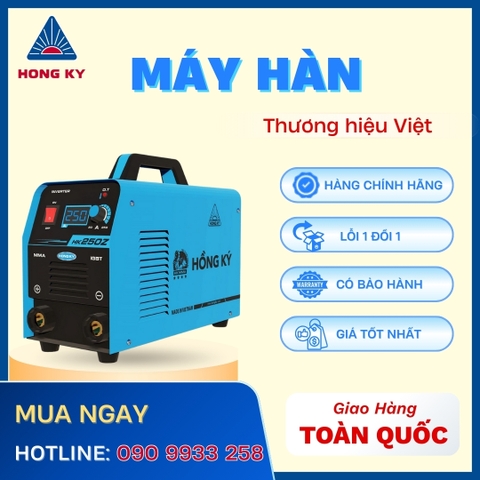 Máy hàn que MMA Inverter Hồng Ký 250 Ampe 220V - HK250Z