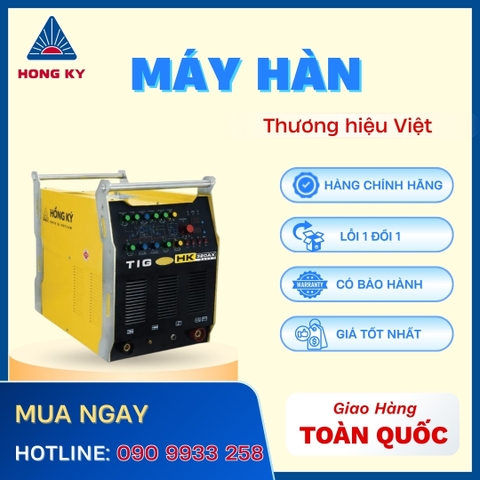 Máy Hàn TIG ACDC Xung Que Hồng Ký Master 320A - 380V HKTIG320AX