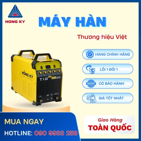 Máy Hàn TIG & Que DC Hồng Ký MMA Inverter 300 Ampe 220V - HK TIG 300A