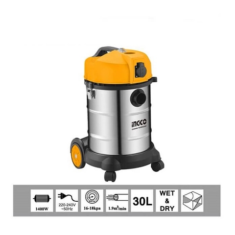 Máy hút bụi nước 1400W INGCO - VC14301 chính hãng