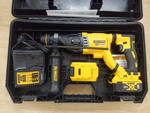 Máy khoan bê tông Dewalt dùng pin DCH263P2 (Máy, sạc 2pin*5Ah Vali)