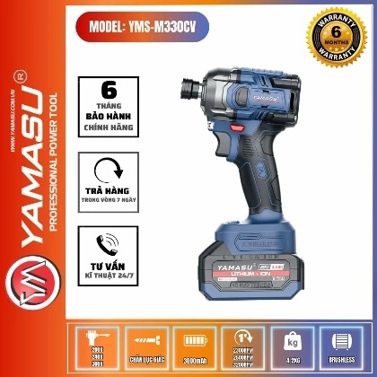 Máy Bắn Vít Động Lực Pin 21V 330N Yamasu YMS-M330CV