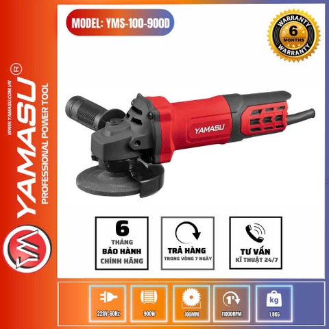 Máy Mài Góc Tay Ngắn - Công Tắc Đuôi Yamasu YMS-100-900D
