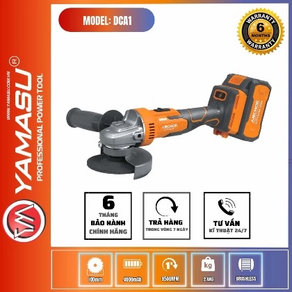 Máy Mài 100mm Pin 20V Yamasu M20-DCA1