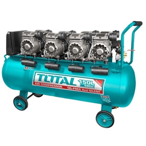 Máy nén khí không dầu Total TCS4481508T 150L/4x1200W
