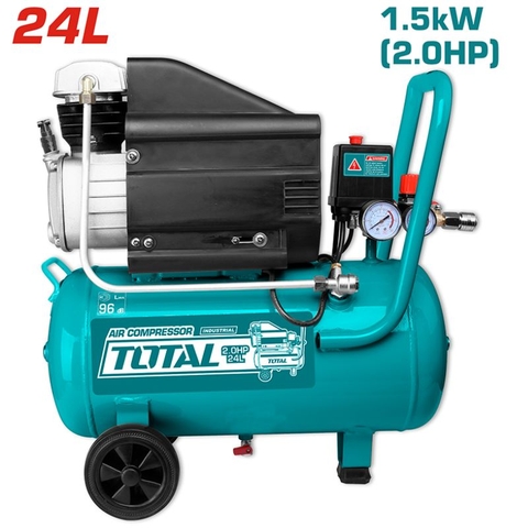 Máy Nén Khí Có Dầu 24L 2HP (1.5Kw) Total TC1202411T