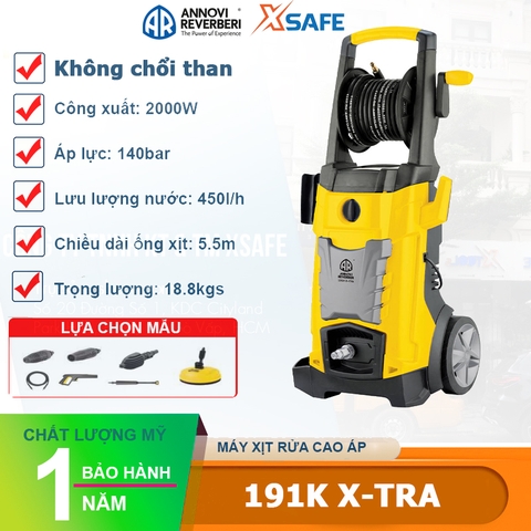 Máy xịt rửa áp lực cao 2000W Annovi Reverberi 191K X-TRA