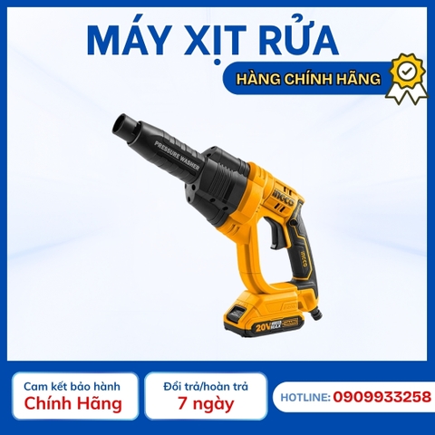 Máy xịt rửa áp lực dùng pin Ingco CPWLI20082 20V