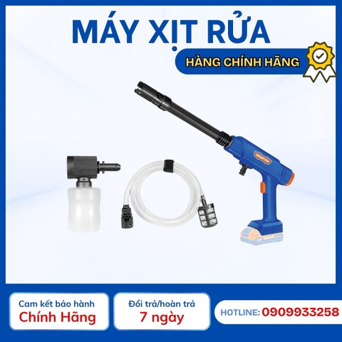 Máy Xịt Rửa Dùng Pin 20V (không Kèm Pin Và Sạc) WADFOW WQX0120