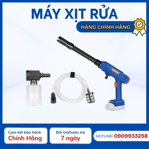 Máy Xịt Rửa Dùng Pin 20V (không Kèm Pin Sạc) WADFOW WQX1528