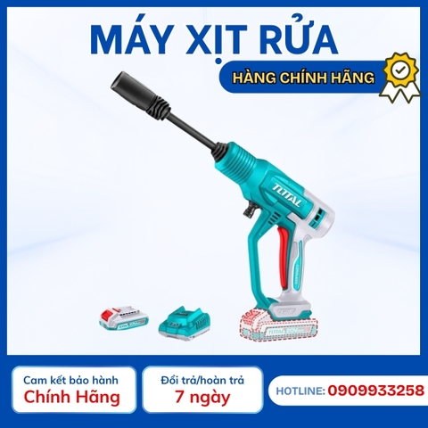 Máy Xịt Rửa Dùng Pin 20V Total TPWLI20362