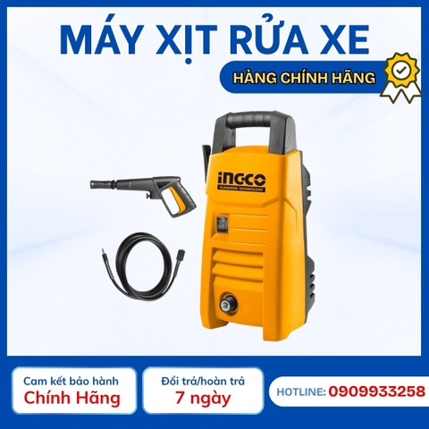INGCO Máy xịt rửa HPWR12008
