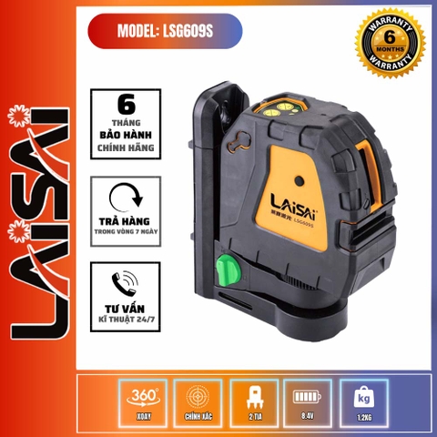 Máy Laser Cân Bằng 2 Tia Xanh Laisai LSG609S