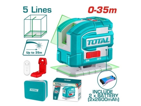 Máy đo mức cân bằng tia laser xanh Total TLL306502