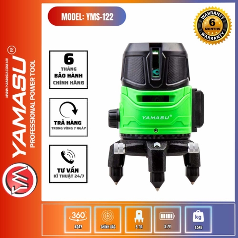 Máy Laser Cân Bằng 5 Tia Xanh Yamasu YMS-122