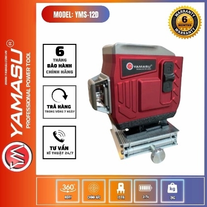 Máy Laser Cân Bằng 12 Tia Xanh Yamasu YMS-12D
