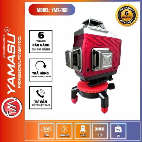Máy Laser Cân Bằng 16 Tia Xanh Yamasu YMS-16D