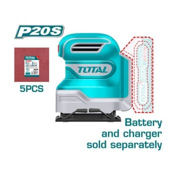 Máy chà nhám dùng pin 20V Total TSHSLI20241