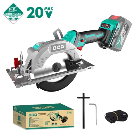 Máy cưa đĩa tròn không chổi than dùng pin DCA ADMY140SZ