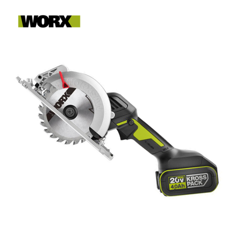 Máy Cưa Đĩa Pin 20V, 120mm Worx WU533.15.2B (1 Pin 5Ah + 1 Sạc 2Ah)