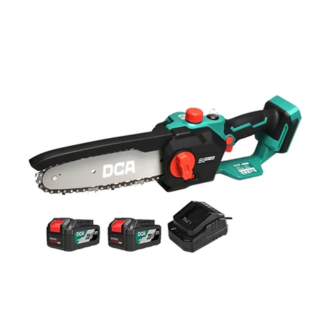 Máy cưa xích không chổi than dùng pin DCA ADML20081EM