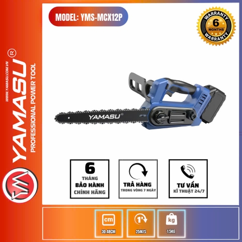 Máy cưa cầm tay pin không bao gồm pin sạc Yamasu YMS-ThanMCX12PG2