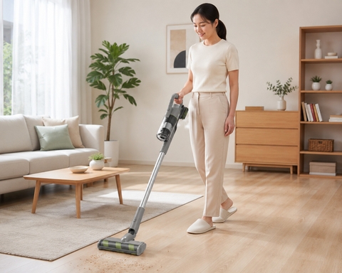 Thân máy hút bụi dùng pin 20V Worx WU038.9 (Chưa Pin & Sạc)