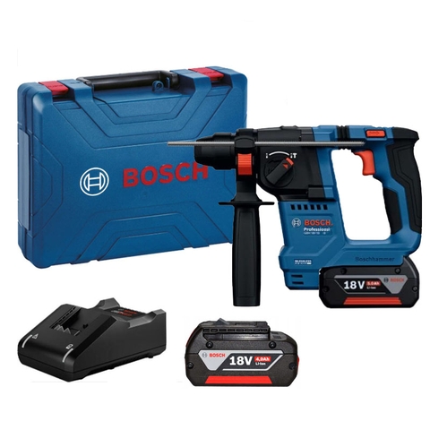 Máy Khoan Búa Pin GBH 18V-18 (KIT 2 Pin 4.0Ah) Bosch 0611927002