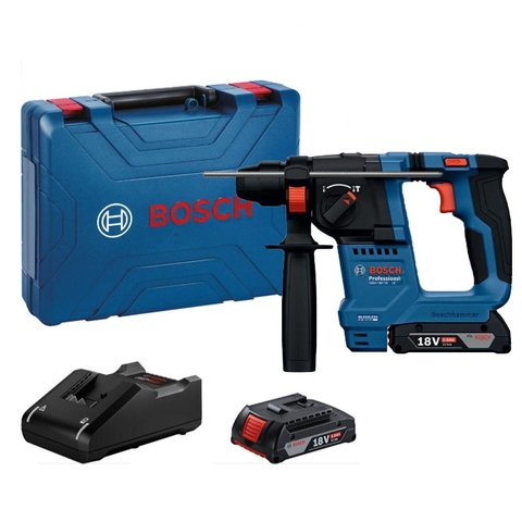 Máy Khoan Búa Pin GBH 18V-18 (KIT 2 Pin 2.0Ah) Bosch 0611927001