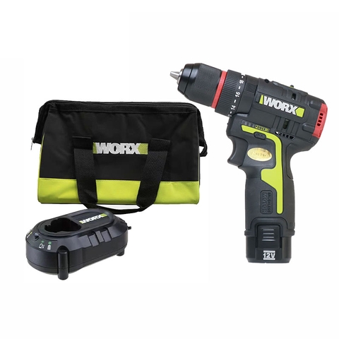 Máy Khoan Động Lực Pin 12V (1 Pin 2Ah, Động Cơ Không Chổi Than) Worx WU131X