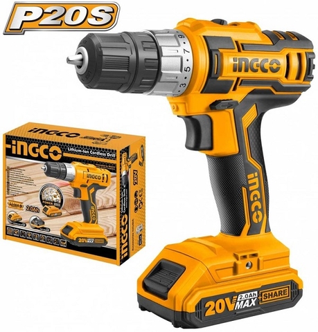 [Sale 8/8] Máy Khoan Pin 20V INGCO CDLI20024 10mm